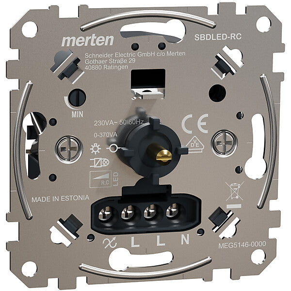 Merten Multiwire LED Drehdimmer Einsatz AC 230V MEG5146-0000